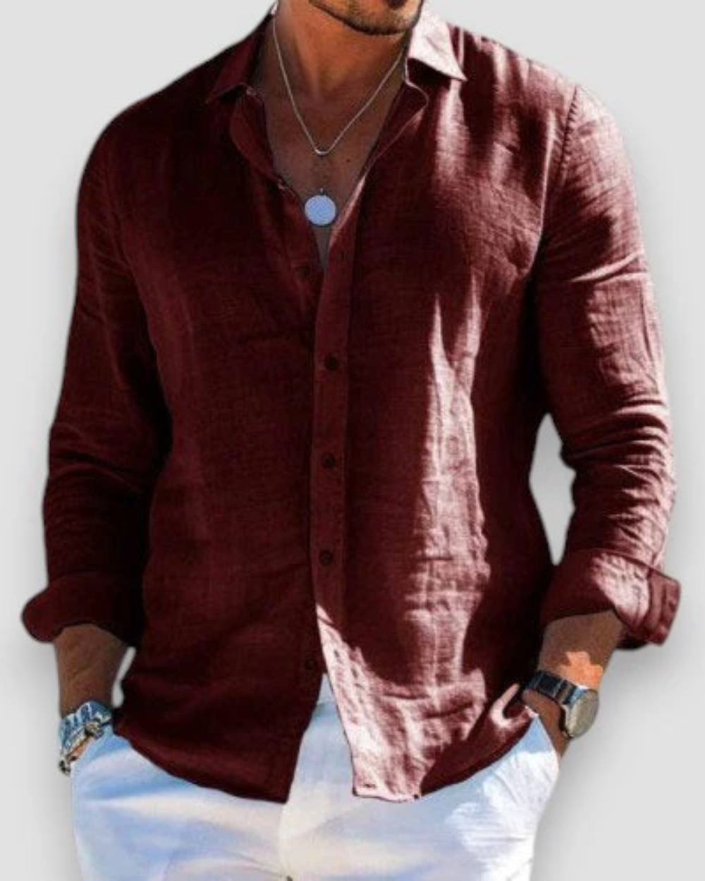 Jakob | Herre linnebluse