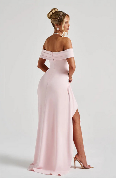 Olivia Saint Skulpturert Luxe Maxi Kjole