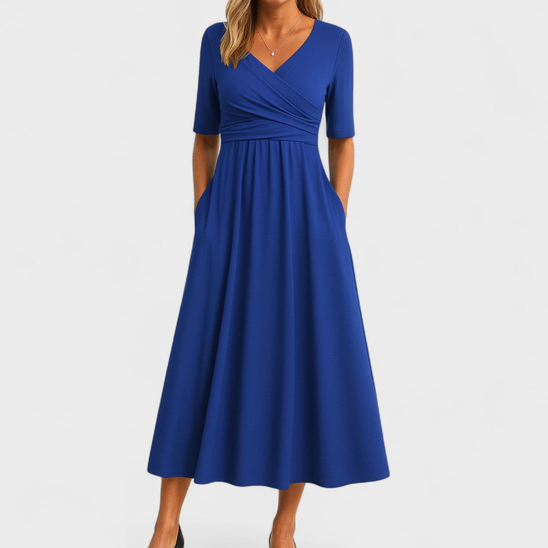 Joanna – Elegant midi-kjole for enhver anledning