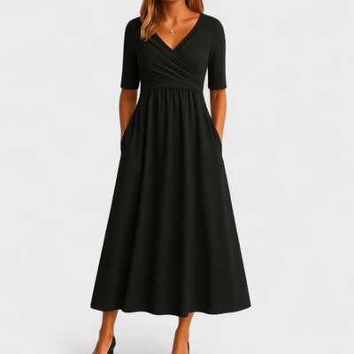 Joanna – Elegant midi-kjole for enhver anledning