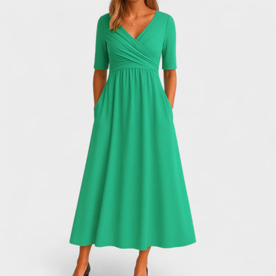 Joanna – Elegant midi-kjole for enhver anledning