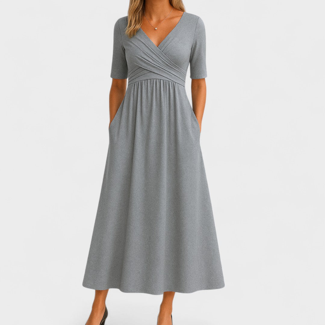 Joanna – Elegant midi-kjole for enhver anledning