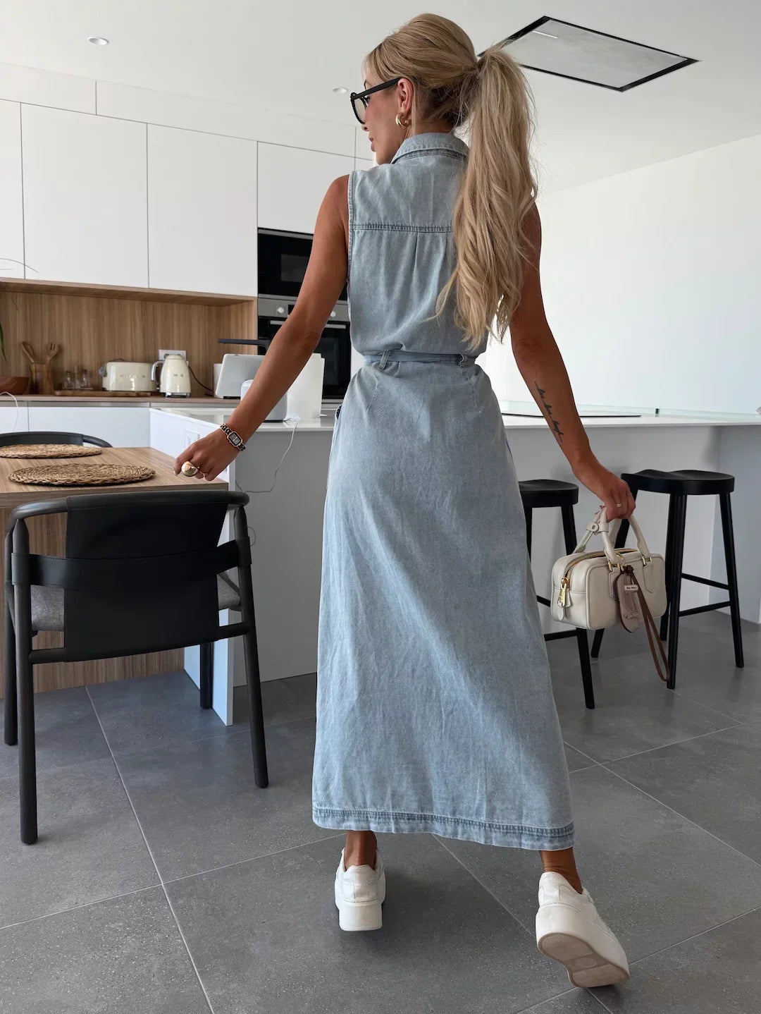 Isabelle | Maxi denimkjole