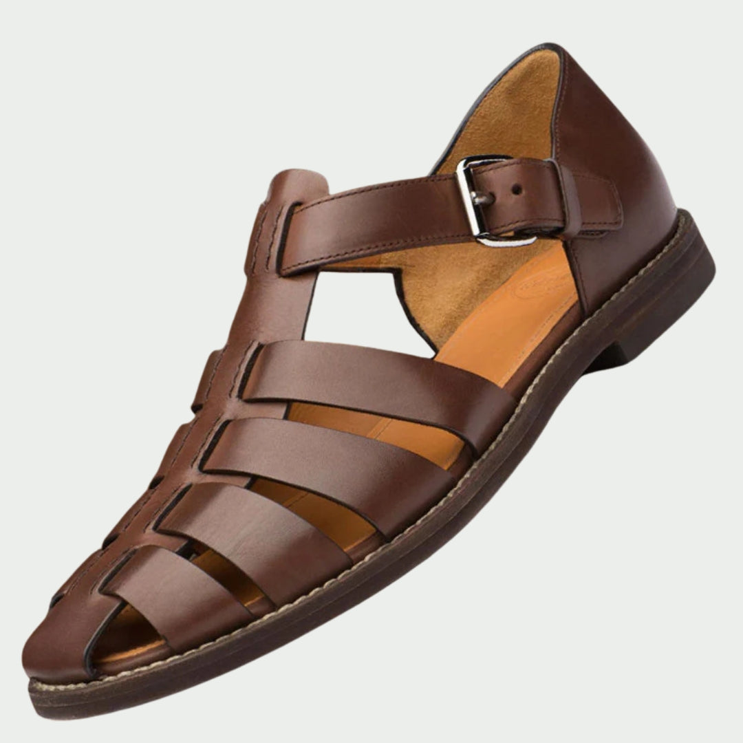 MIRAVO | Premium lerdersandaler for herrer.