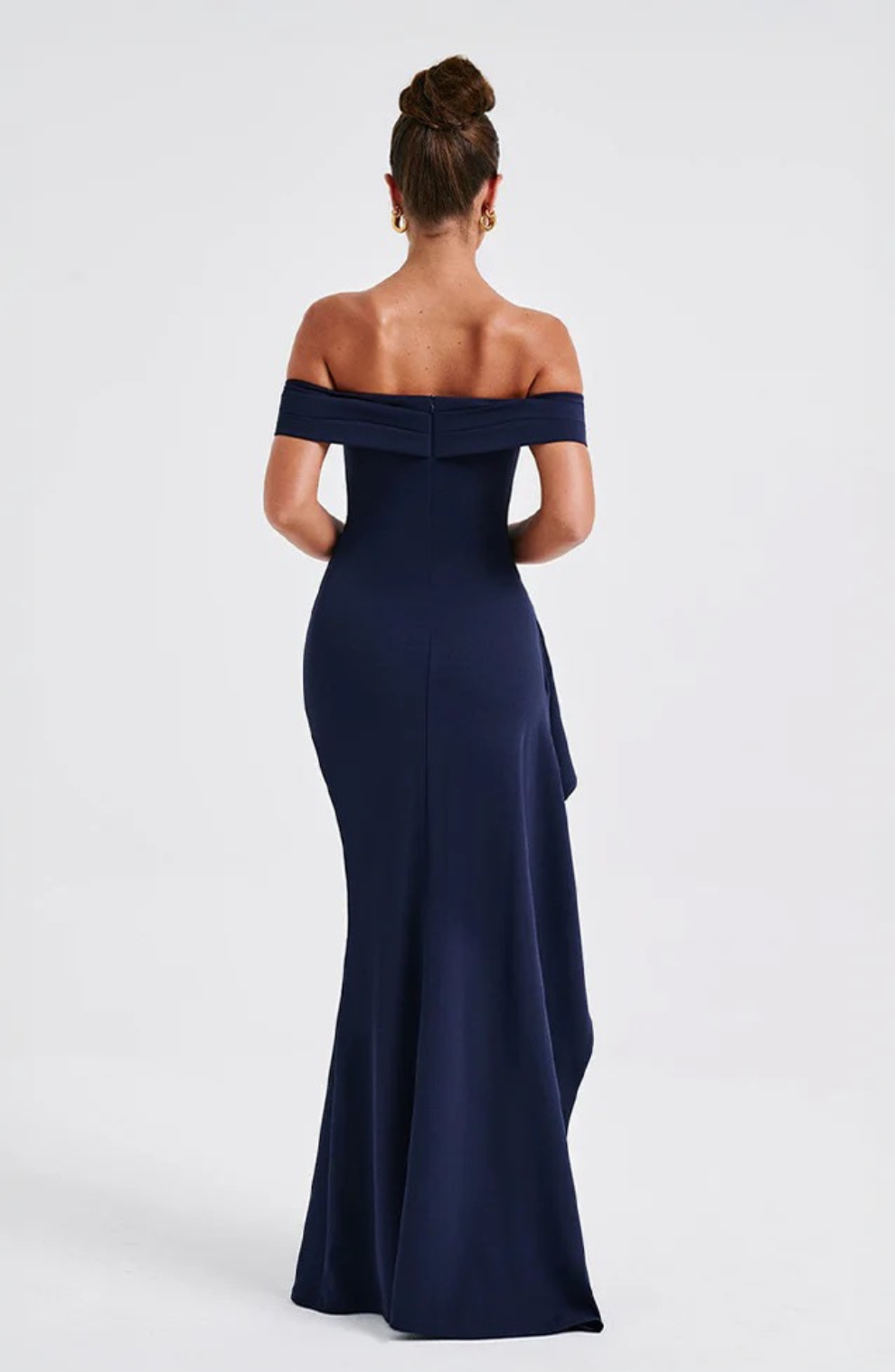 Olivia Saint Skulpturert Luxe Maxi Kjole