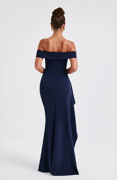 Olivia Saint Skulpturert Luxe Maxi Kjole