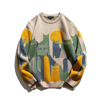 Luca™ | Lys genser i mohair