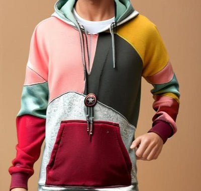 Paolo™ | Flerfarget hettegenser