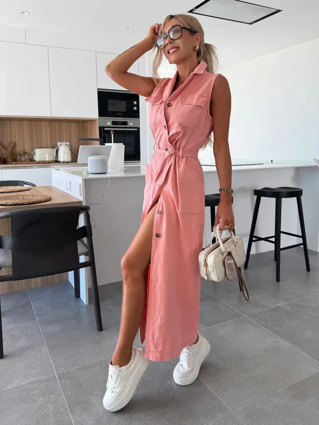 Isabelle | Maxi denimkjole