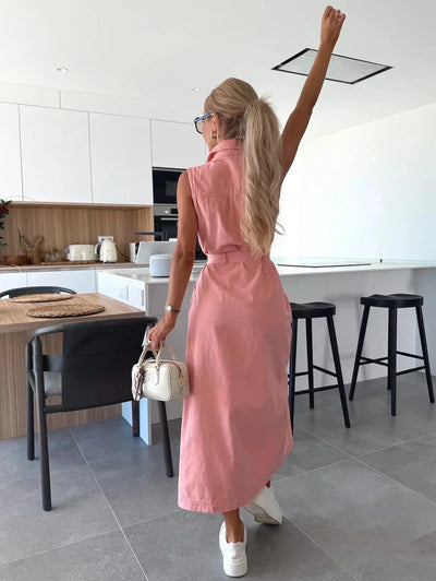 Isabelle | Maxi denimkjole