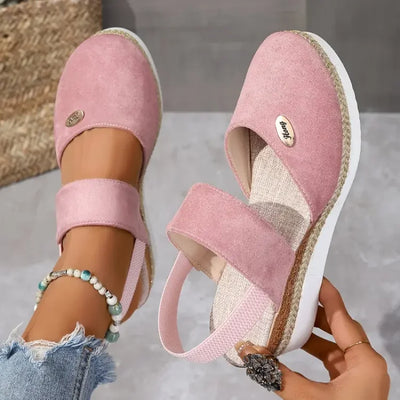 Antonia | Ortopediske sandaler med platå, ventilerende og avslappede.