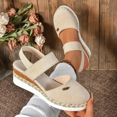 Antonia | Ortopediske sandaler med platå, ventilerende og avslappede.
