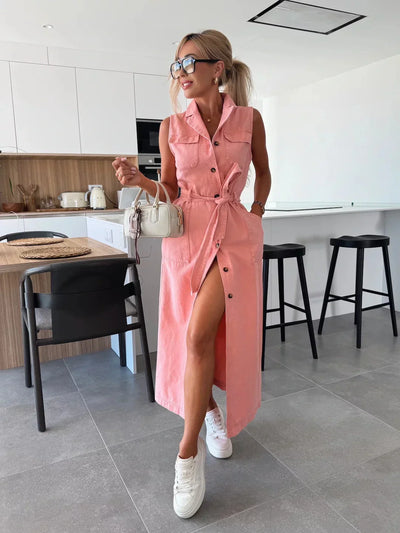 Isabelle | Maxi denimkjole